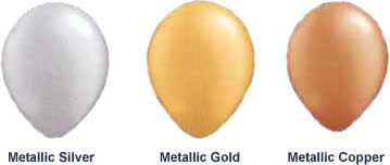 Metalic Balloon Colours